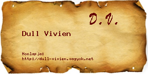 Dull Vivien névjegykártya